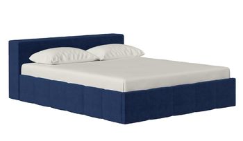 Кровать с мягким изголовьем Corretto Стелла синий