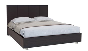 Кровать из Экокожи Промтекс-Ориент Риза Мэйс венге + коричневый