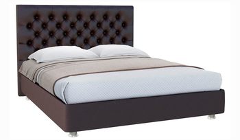 Кровать с мягким изголовьем Промтекс-Ориент Tweeden 120 Сонте коричневый