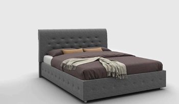 Кровать с мягким изголовьем Sleeptek Premier 1 Велюр 16