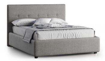 Кровать с мягким изголовьем Nuvola Bianco Bravo 28